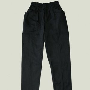 Elizabeth Suzann Clyde Cotton Canvas Black work pant size M